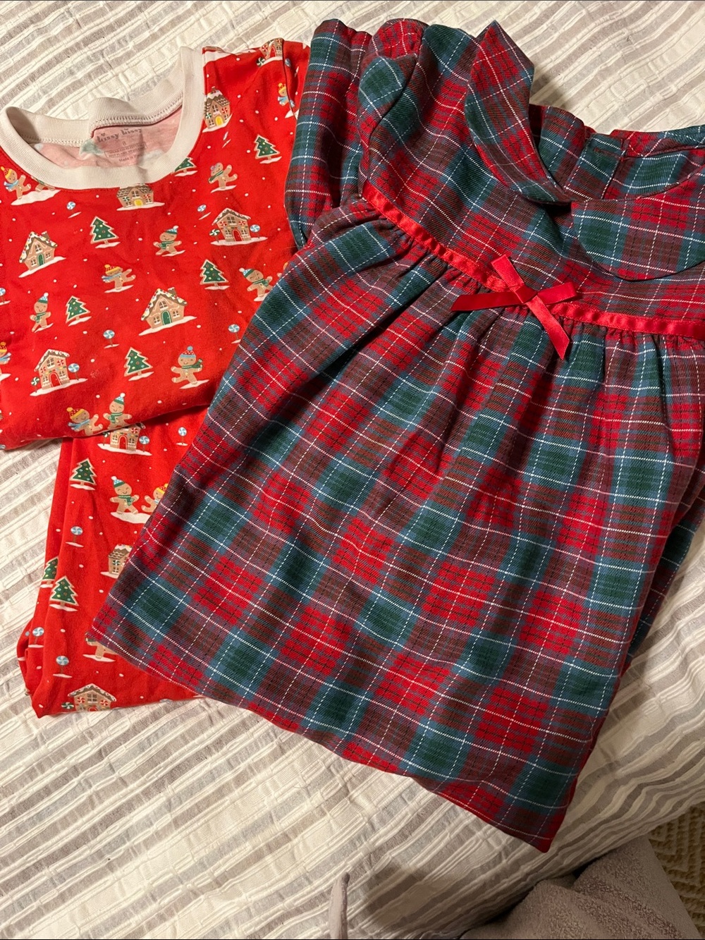 Kissy kissy & Little English Christmas Sleepwear size 8